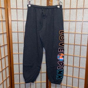 Pink Victoria’s Secret sweatpants